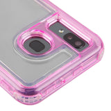 Samsung A50/A20 - Hybrid Protector Case (Transparent/Pink)