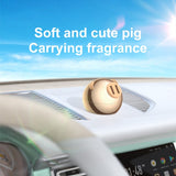 BS - Little Fragrant Pig Fragrance Holder - Gold