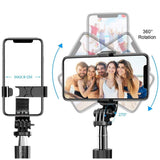 Wireless Selfie Stick w/ Tripod & Remote - White