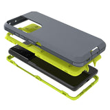 Samsung Galaxy S21 Ultra - Heavy Duty Rugged Case - Grey/Green