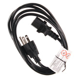 Universal 3-Pin AC Power Cord (6ft)