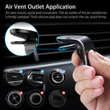 Air Vent Metal Magnetic Car Phone Holder-Blue